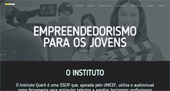 Desktop Screenshot of institutoquero.org