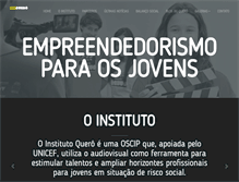 Tablet Screenshot of institutoquero.org